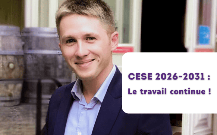 CESE 2026-2031 : Le travail continue !